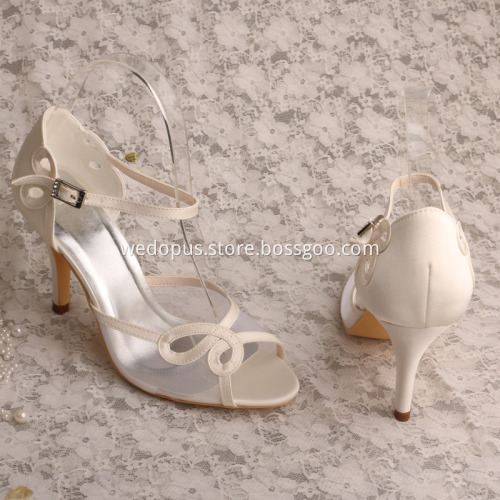Ivory Wedding Shoes Pumps High Heels Sandals